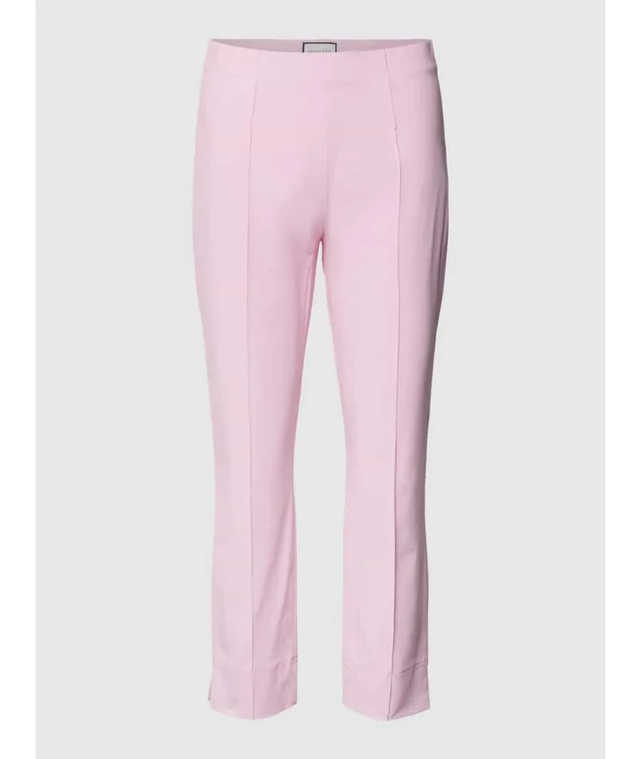 obrazek 1 Spodnie capri o kroju slim fit z przeszytym kantem