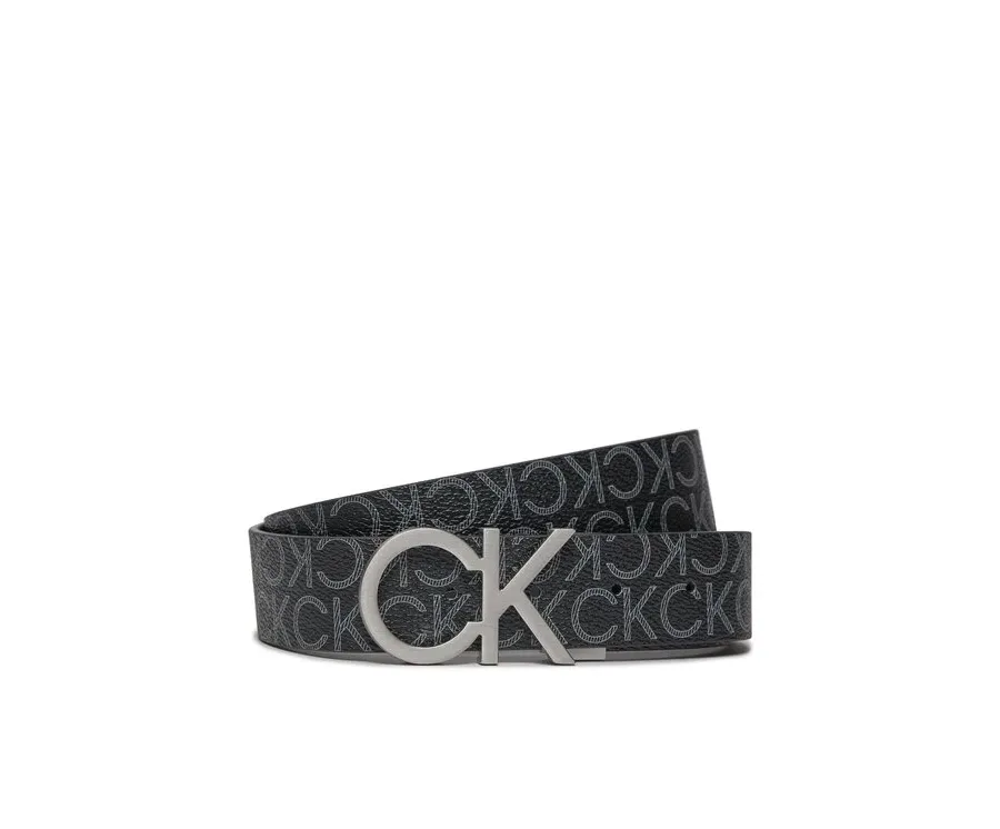 obrazek 1 Calvin Klein Pasek Męski Ck Rev.Adj. New Mono Belt 3.5Cm K50K510075 Czarny