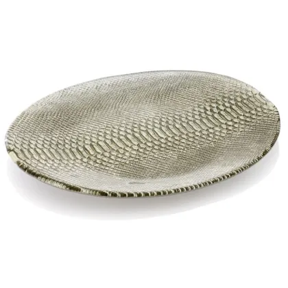 Picture Luxurious oval plate with unique decoration - IVV