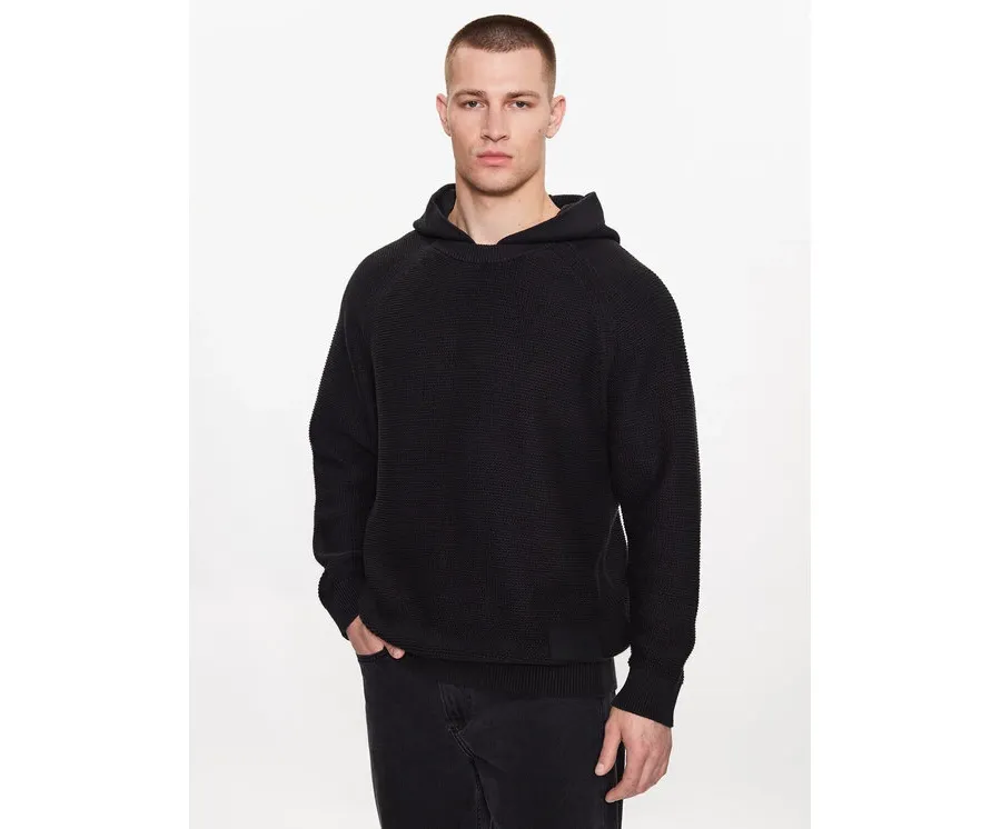 obrazek 1 Calvin Klein Jeans Sweter J30J323539 Czarny Regular Fit