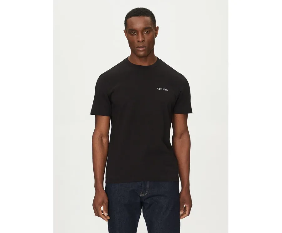 obrazek 1 Calvin Klein T-Shirt Linear Box Logo K10K114152 Czarny Regular Fit