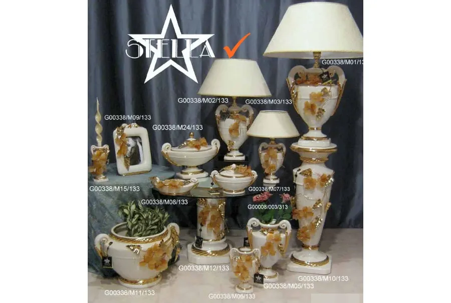 obrazek 1 Szykowna ceramiczna lampka na stolik