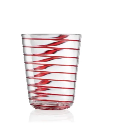 Zdjęcie Dekoracyjna szklanka do wody szkło Murano