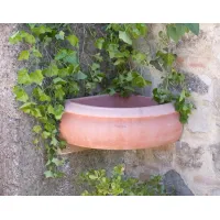 Zdjęcie Narożny zlew ogrodowy wykonany z gliny - Fornace Masini