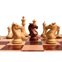 Picture Stylish hand-carved chess pieces - The Chess Empire