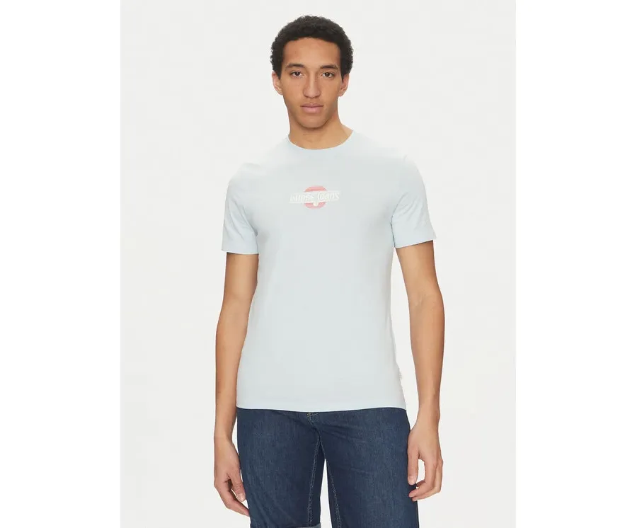 obrazek 1 Guess Jeans T-Shirt M5GI23 K8HM0 Niebieski Slim Fit