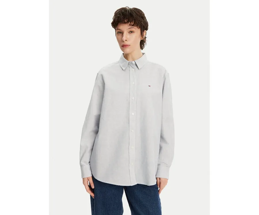 obrazek 1 Tommy Jeans Koszula DW0DW20292 Niebieski Relaxed Fit