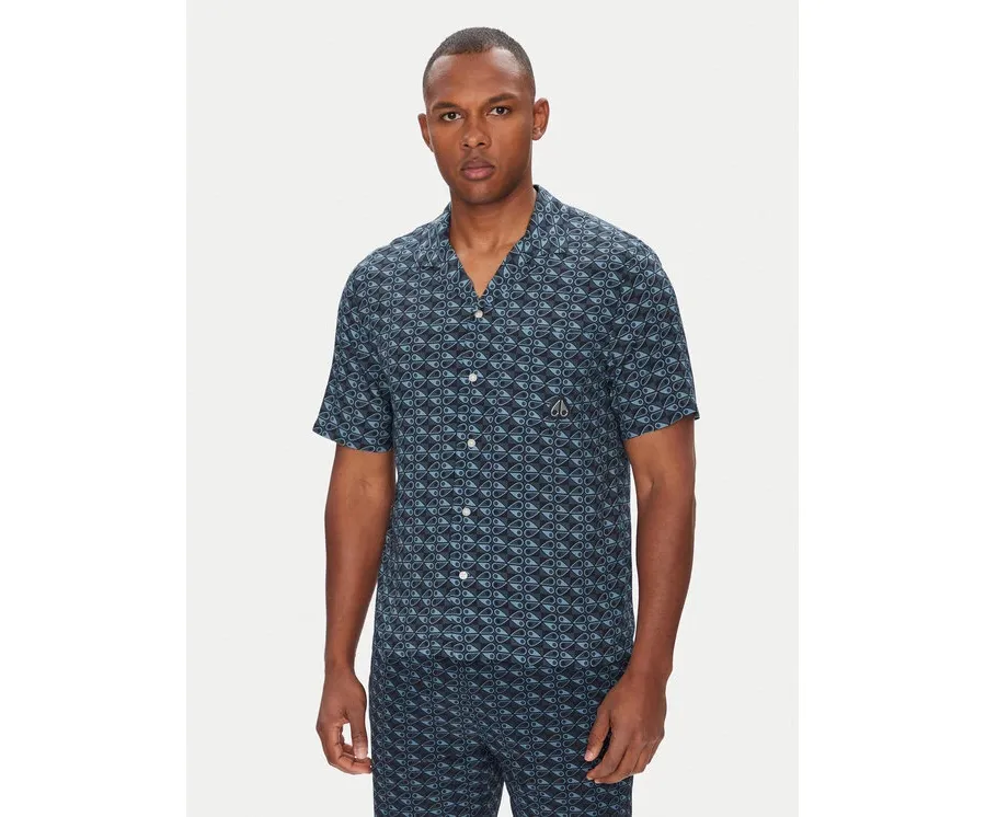 obrazek 1 Moose Knuckles Koszula The Bay M15MT709H Granatowy Regular Fit