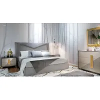 Picture Padded bed with storage, orthopedic frame 180x200cm - Casa + 39