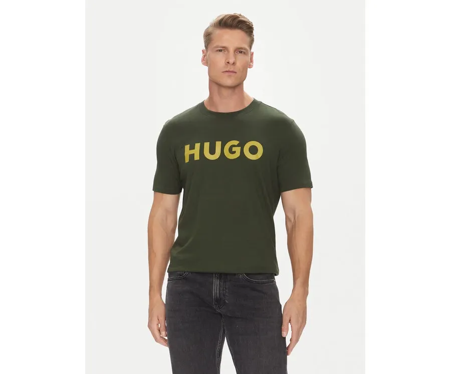 obrazek 1 HUGO T-Shirt Dulivio 50467556 Zielony Regular Fit