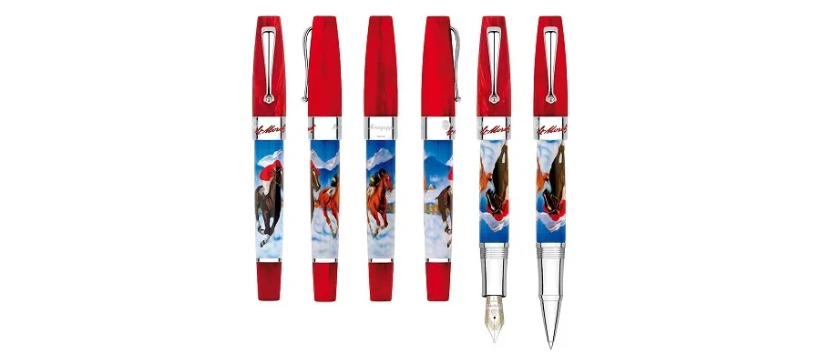 obrazek 3 Wyrafinowane St.Moritz White Turf Pióro Wieczne Srebrne