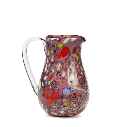 Zdjęcie Niepowtarzalny dzbanek ze szkla murano (22 cm)