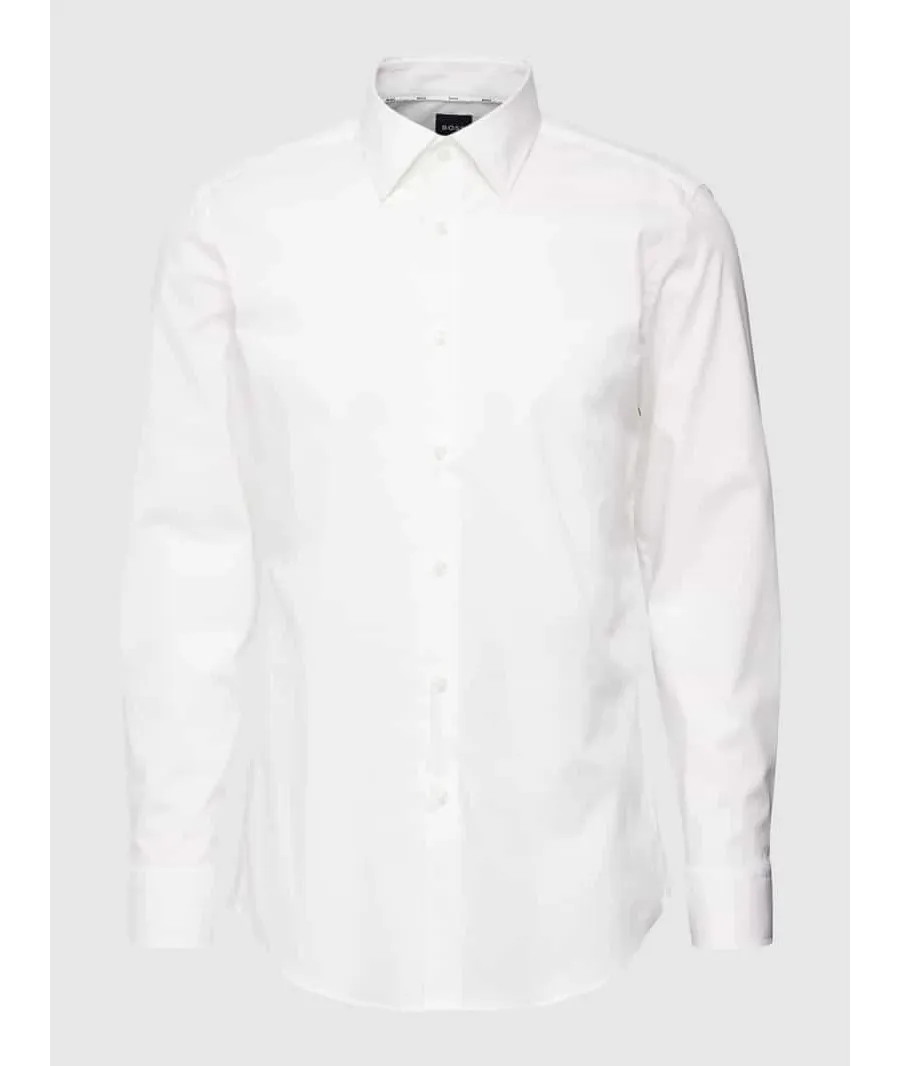 obrazek 1 Koszula biznesowa o kroju slim fit z popeliny z dodatkiem streczu