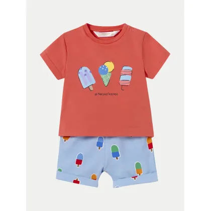Zdjęcie Mayoral Komplet t-shirt i spodenki 1224 Kolorowy Regular Fit