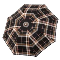 Zdjęcie Klasyczny męski parasol kieszonkowy z systemem nożycowym i drewnem klonowym