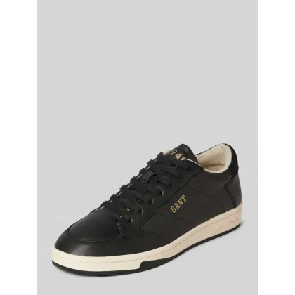 Zdjęcie Sneakersy skórzane ze sznurowaniem