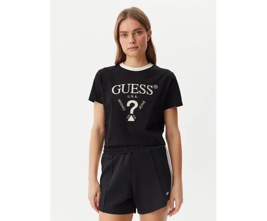 obrazek 1 Guess T-Shirt V5GI18 I3Z14 Czarny Regular Fit