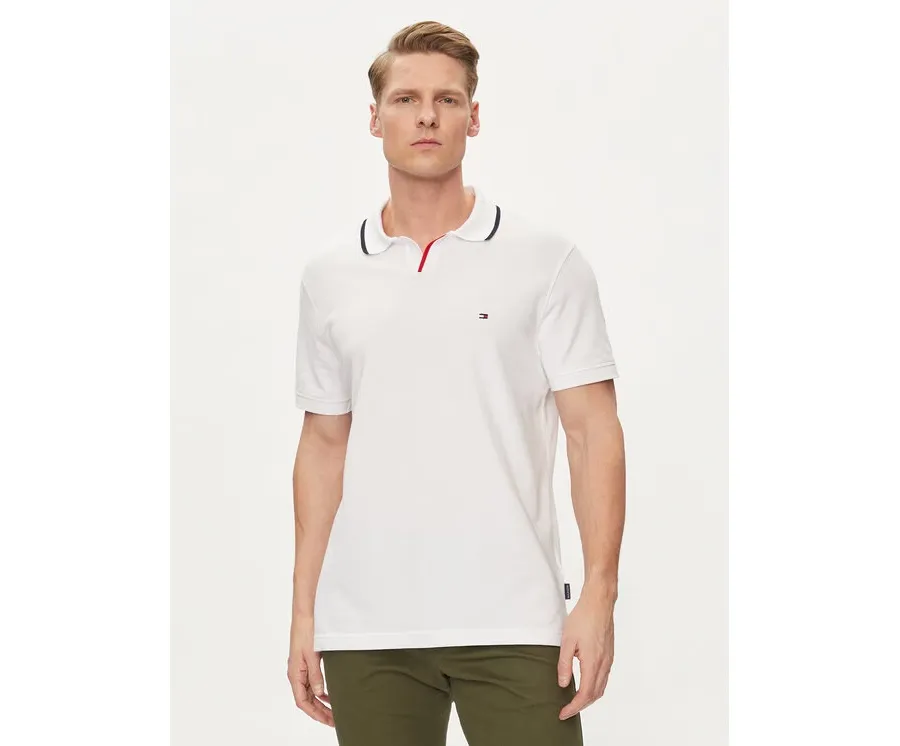 obrazek 1 Tommy Hilfiger Polo MW0MW34772 Biały Regular Fit