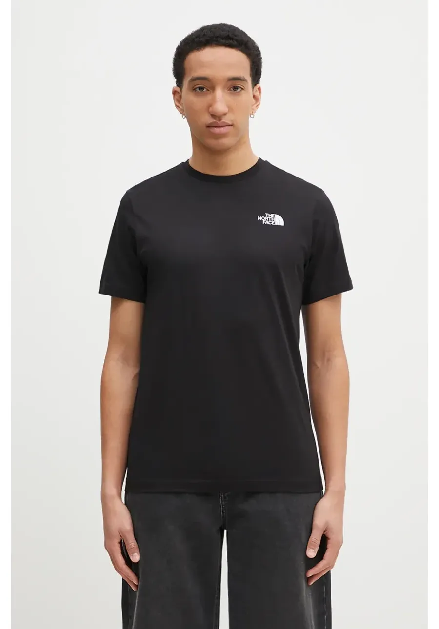 obrazek 1 The North Face t-shirt bawełniany M S/S Redbox Celebration Tee męski kolor czarny z nadrukiem NF0A87NVJK31