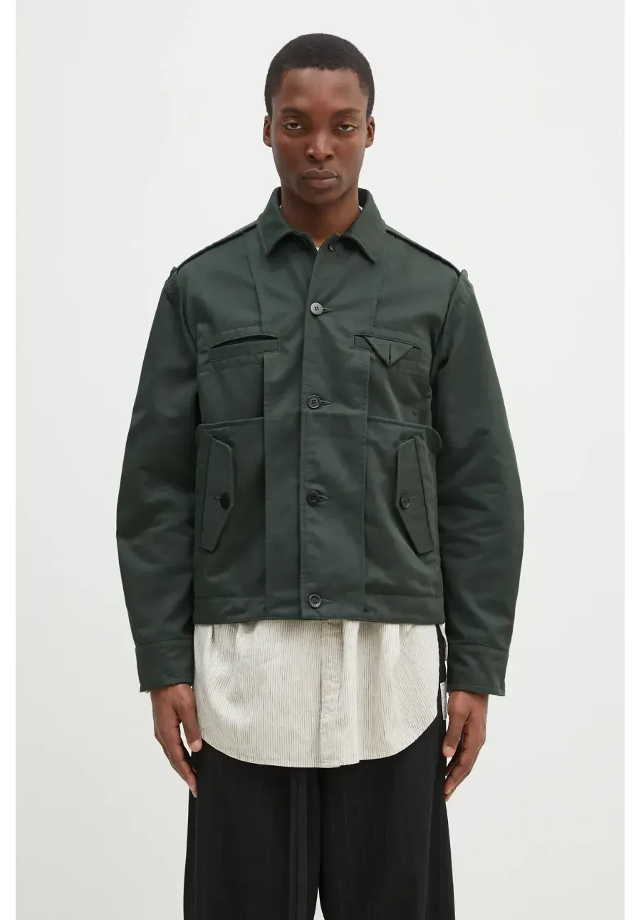 obrazek 1 Undercover kurtka Blouson męska kolor zielony przejściowa UP1E4203