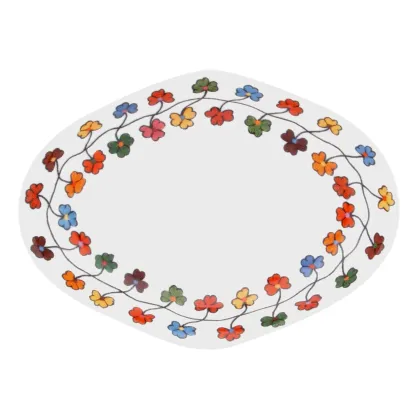 Zdjęcie Porcelanowy talerz na oliwki Vila Verde z delikatnym motywem kwiatowym - Vista Alegre