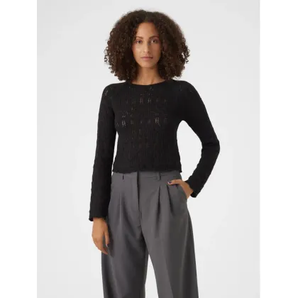 Zdjęcie Vero Moda Sweter Fabienne 10299617 Czarny Slim Fit