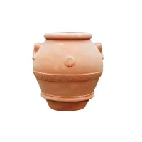 Picture Stylish ceramic garden vase from Italy - Goti Terrecotte