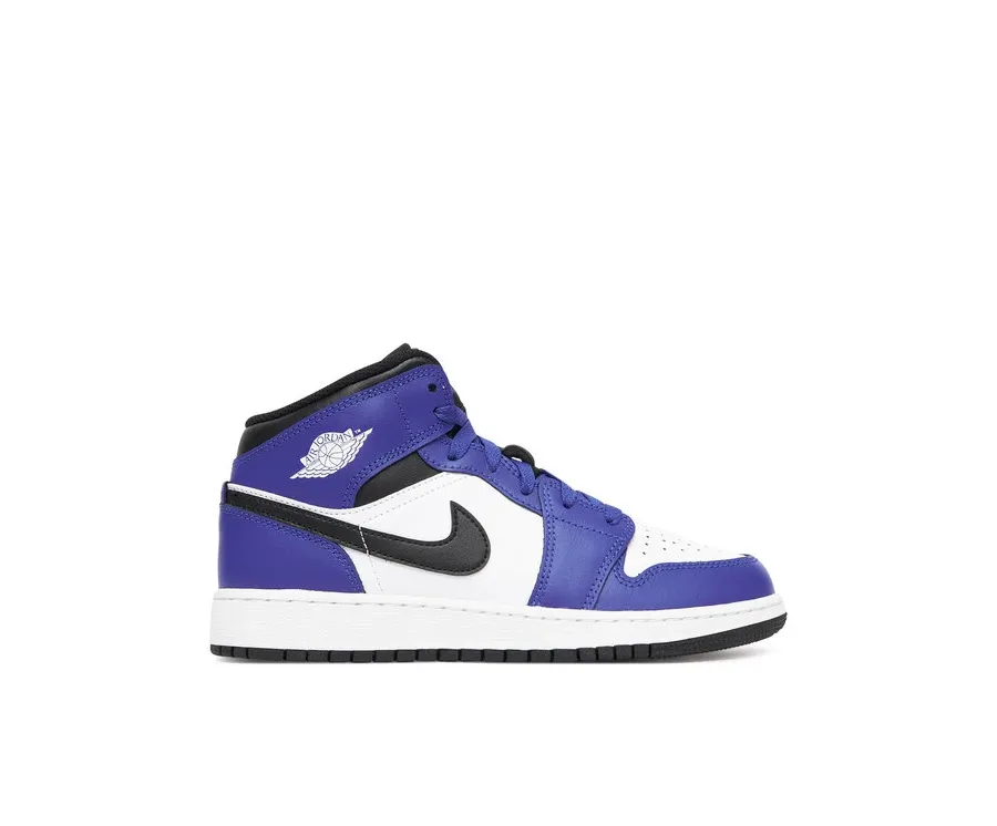 obrazek 1 Nike Sneakersy Air Jordan 1 Mid (GS) DQ8423 402 Niebieski
