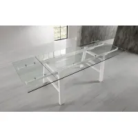 Zdjęcie Stół rozkładany do salonu L. 160+45+45 P. 90 H. 75 cm – Zamagna Italia