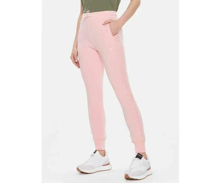 obrazek 1 Guess Spodnie dresowe V2YB18 K7UW2 Różowy Regular Fit