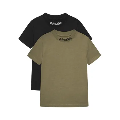Zdjęcie Calvin Klein Jeans Komplet 2 t-shirtów Embro Logo IB0IB02529 M Kolorowy Regular Fit