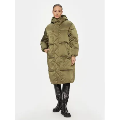 Zdjęcie Tommy Jeans Kurtka zimowa Satin DW0DW16587 Zielony Relaxed Fit
