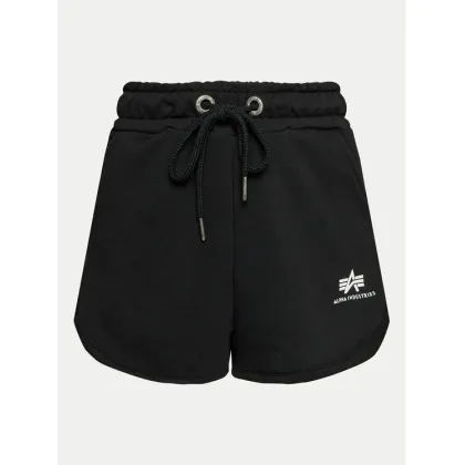 Zdjęcie Alpha Industries Szorty sportowe Basic 116054 Czarny Regular Fit