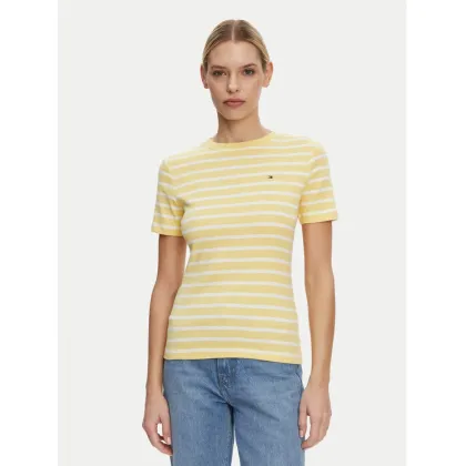 Zdjęcie Tommy Hilfiger T-Shirt New Cody WW0WW40587 Żółty Slim Fit