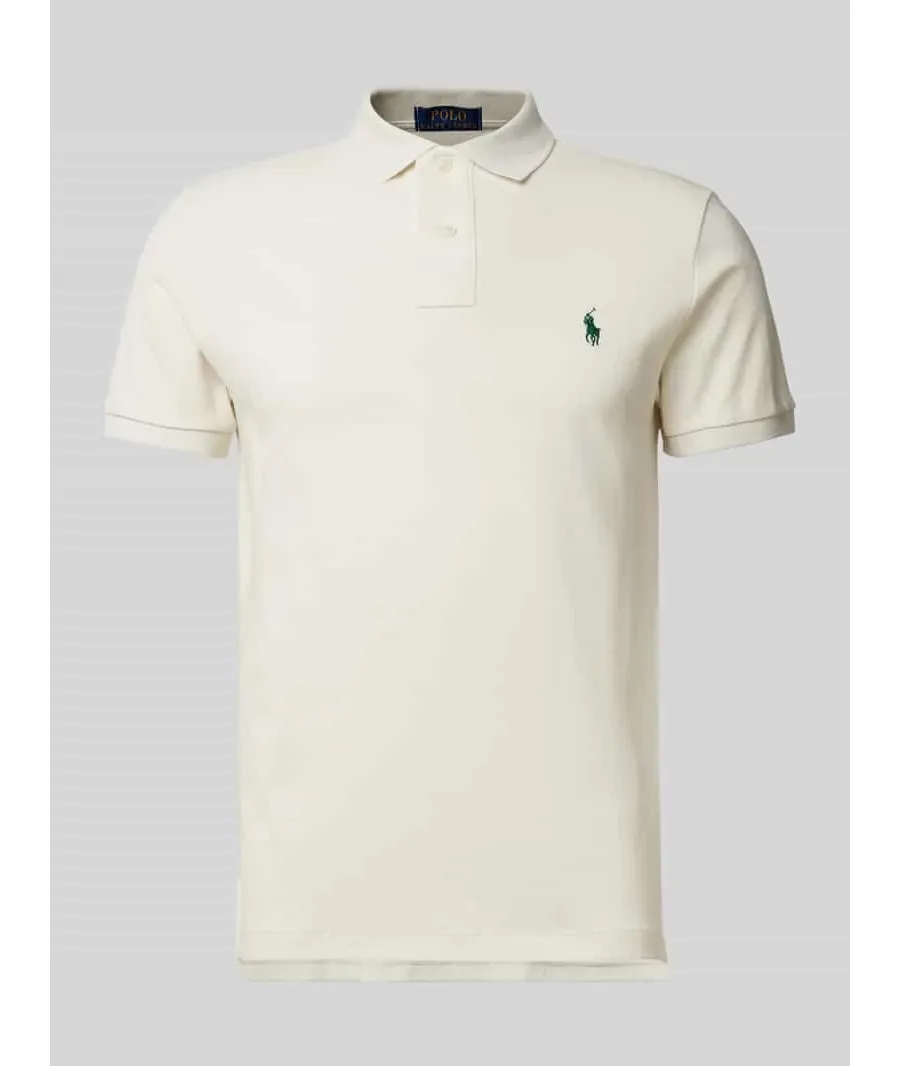 obrazek 1 Koszulka polo o kroju custom fit z czystej bawełny