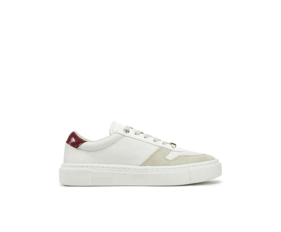 obrazek 1 Calvin Klein Sneakersy Cupsole Lace Up HW0HW02470 Biały