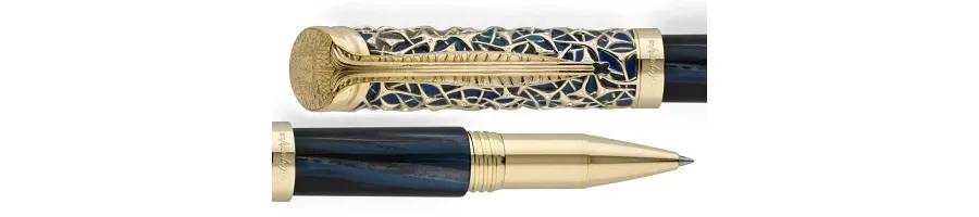 obrazek 2 Złoto z Diamentami Pióro Kulkowe The Brain Montegrappa