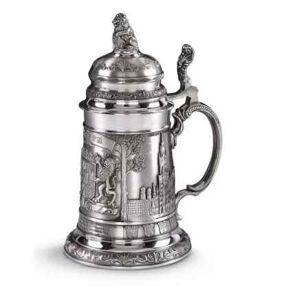 Zdjęcie Luksusowy kufel do piwa z cyny - wyjątkowy upominek