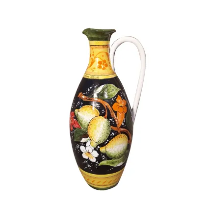 Picture Stylish Italian ceramic jug decorated with a citrus motif