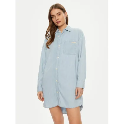 Zdjęcie Calvin Klein Jeans Sukienka jeansowa J20J225472 Niebieski Loose Fit