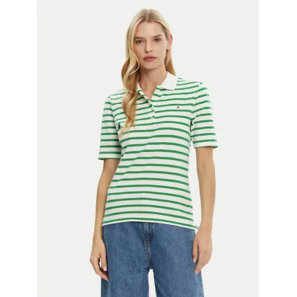 Zdjęcie Tommy Hilfiger Polo 1985 WW0WW43224 Zielony Regular Fit