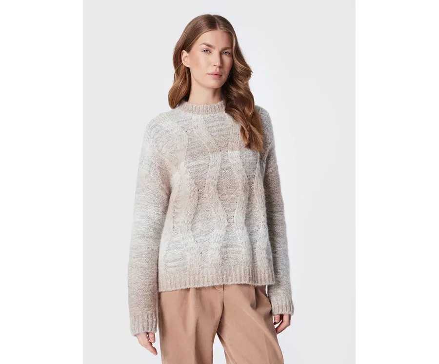 obrazek 1 Peserico Easy Sweter M99902F03 A9164 Écru Regular Fit