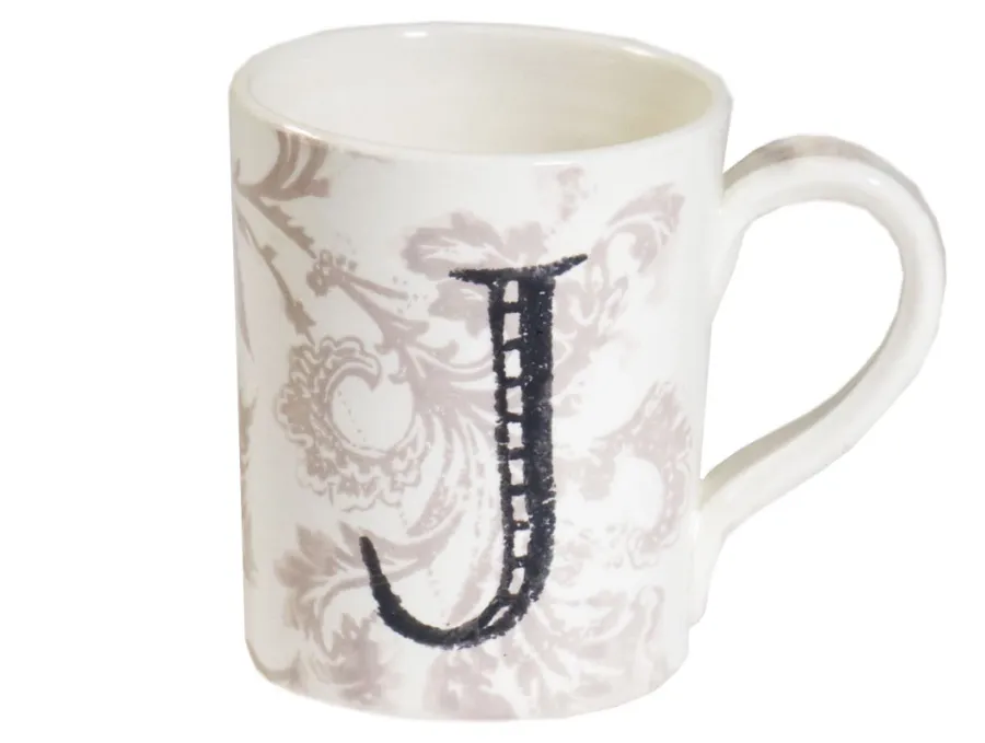 obrazek 1 Ceramiczny kubek z literą J - Virginia Casa