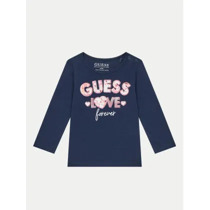 Zdjęcie Guess Bluzka K4BI16 J1314 Granatowy Regular Fit