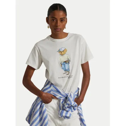 Zdjęcie Polo Ralph Lauren T-Shirt 211965107001 Biały Regular Fit
