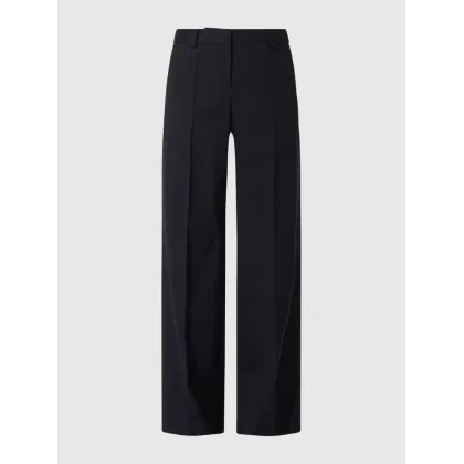 Zdjęcie Spodnie materiałowe o kroju slim fit z mieszanki żywej wełny