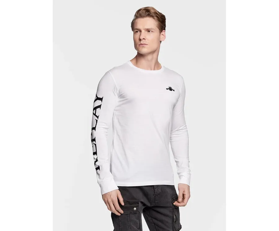 obrazek 1 Replay Longsleeve M6474.000.22980P Biały Regular Fit REPLAY