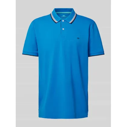 Zdjęcie Koszulka polo o kroju regular fit z paskami w kontrastowym kolorze