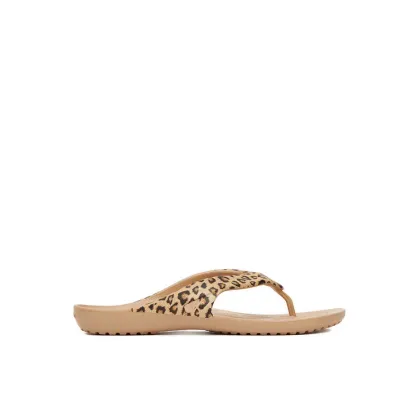 Zdjęcie Crocs Japonki KADEE II LEOPARD FLIP W 206398-98R Beżowy
