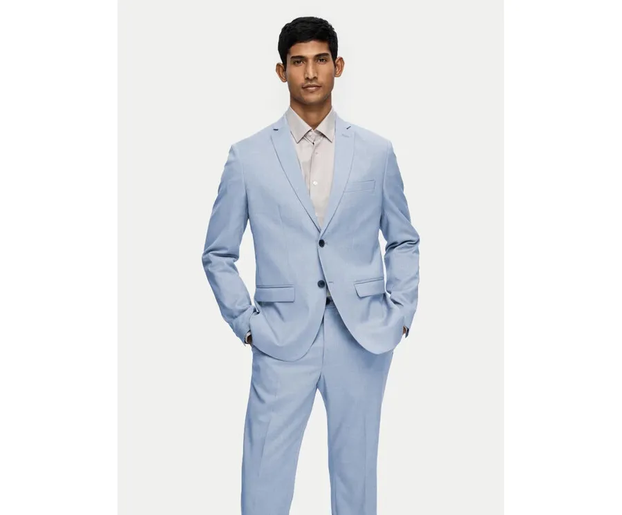 obrazek 1 Selected Homme Marynarka 16092418 Błękitny Slim Fit